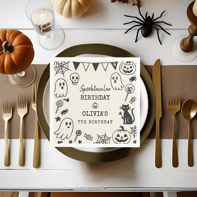 Servilleta De Papel Skeleton y fantasma personalizados (Subido por el creador)