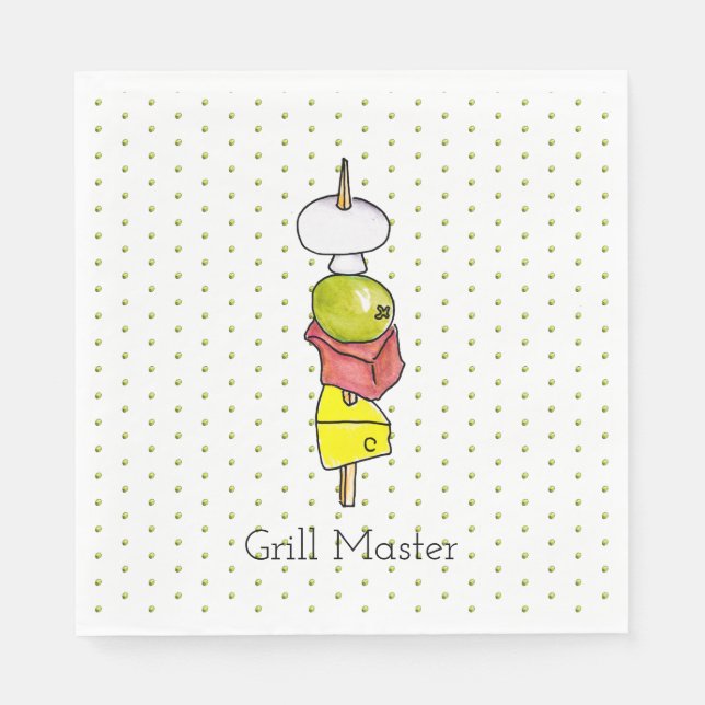 Servilleta De Papel Skewer (Anverso)