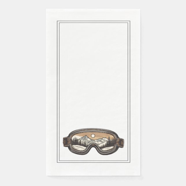 SERVILLETA DE PAPEL SKI BUM NAPKINS (Anverso)