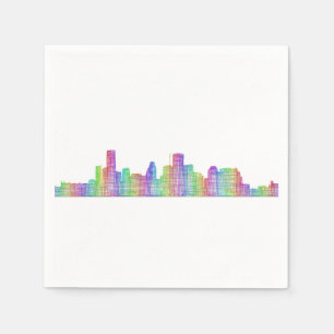 Servilleta De Papel Skyline de Houston