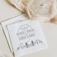 Skyline San Francisco Deco | Napkins de eventos de