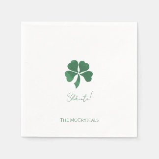 Servilleta De Papel Sláinte Saint Patricks Boda irlandés personalizado
