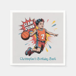 Servilleta De Papel Slam Dunk Boy Birday Bash