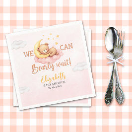 Servilleta De Papel Sleeping Bear – We Can Bearly Wait