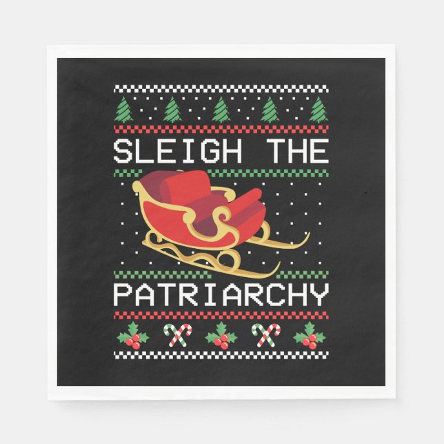 Servilleta De Papel Sleigh El Patriarcado I (Anverso)