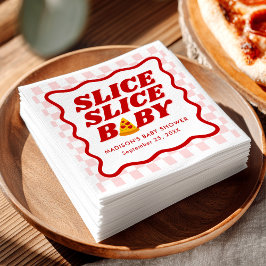 Servilleta De Papel Slice Slice Baby Pizza Baby Shower