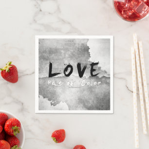 Servilleta De Papel SlipperyJoe love no tiene ninguna raza de color en