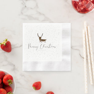 Servilleta De Papel SlipperyJoe Merry Nocheveris rinoceronte