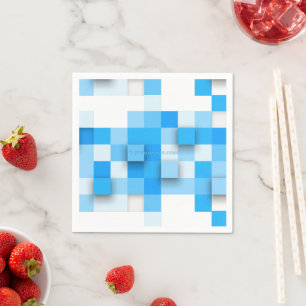 Servilleta De Papel SlipperyJoe's cuadrados arte mosaico moderno tres-