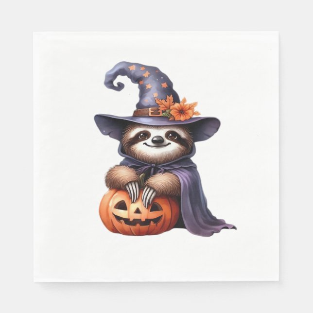 Servilleta De Papel Sloth Halloween Outfit Classic T-Shirt (Anverso)