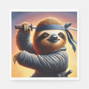 Servilleta De Papel Sloth Ninja