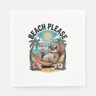 Servilleta De Papel Slots con helado playa de verano, por favor