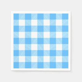 Servilleta De Papel Slow-Living Summer Sky Check