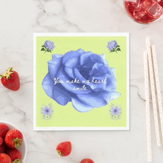 Servilleta De Papel Smiling heart light green (In situ)