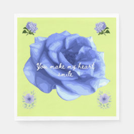 Servilleta De Papel Smiling heart light green