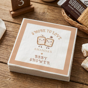 Servilleta De Papel S'more to love Adventure Baby Shower