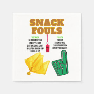 Servilleta De Papel Snack Fouls para los Fiestas