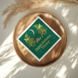 Servilleta De Papel Snail y champiñones Goblincore personalizados