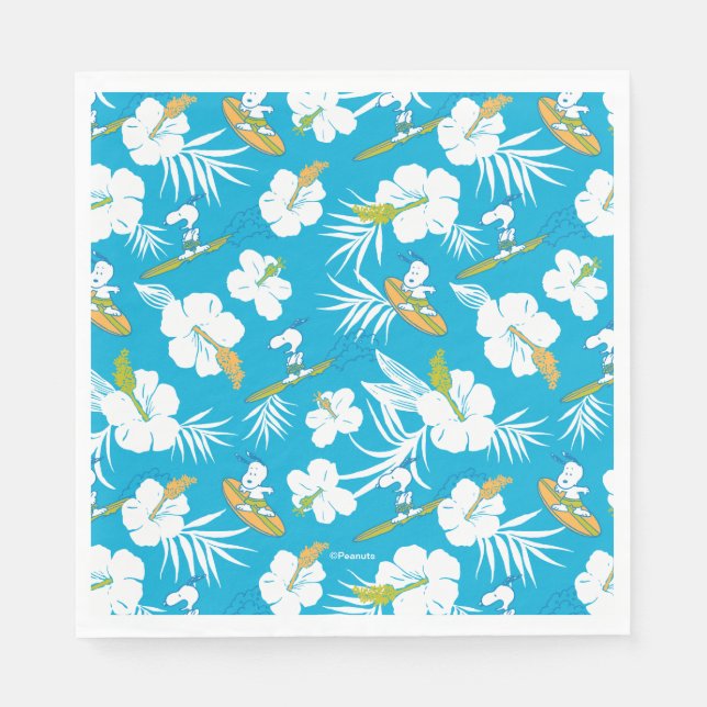 Servilleta De Papel Snoopy Brooklyn Beach Pattern (Anverso)