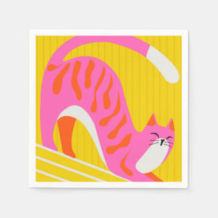 Servilleta De Papel Snoozing Whiskers