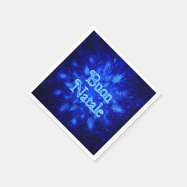 Servilleta De Papel Snowburst - Buon Natale (Borde)