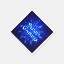 Servilleta De Papel Snowburst - Saludos de temporada