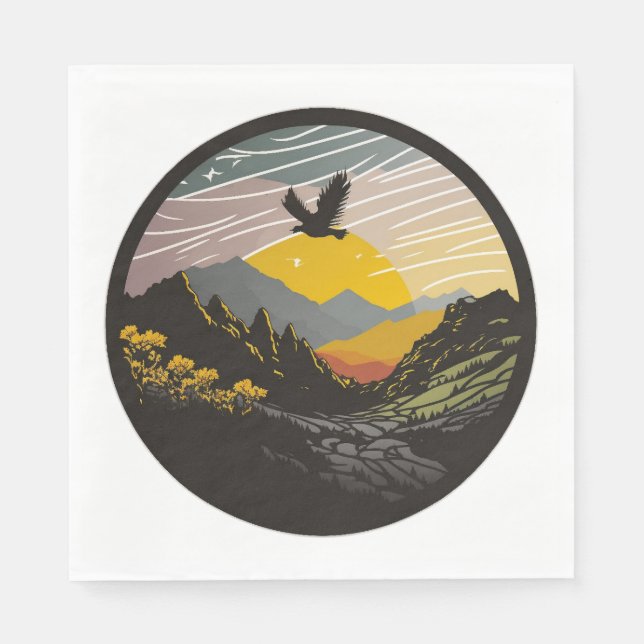 Servilleta De Papel Snowdonia (Anverso)