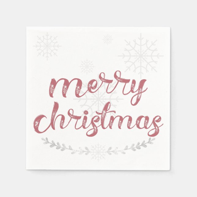 Servilleta De Papel Snowflake & Brands (Anverso)