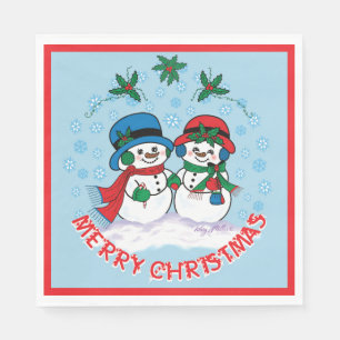Servilleta De Papel Snowman