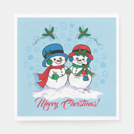 Servilleta De Papel Snowman