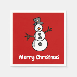 Servilleta De Papel Snowman