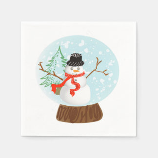 Servilleta De Papel Snowman Napkin