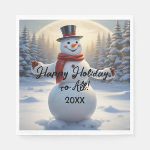 Servilleta De Papel Snowman Napkins HAMbyWG