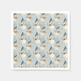 Servilleta De Papel Snowman Serenade