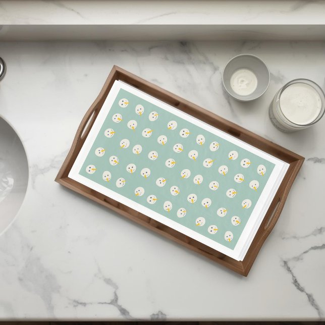 Servilleta De Papel Snowmen Faces Paper Guest Towels (Subido por el creador)