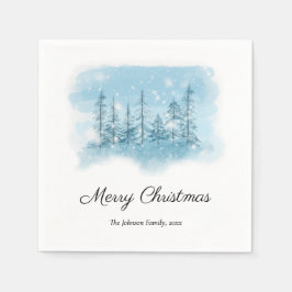 Servilleta De Papel Snowowley Winter Merry Christmas Paper Napkins