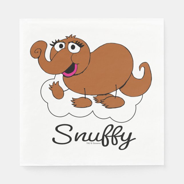 Servilleta De Papel Snuffleupagus Doodley Graphic (Anverso)