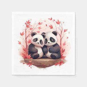 Servilleta De Papel So Happy Together Panda par