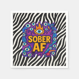 Servilleta De Papel Sober AF - Patrón de cebra - 