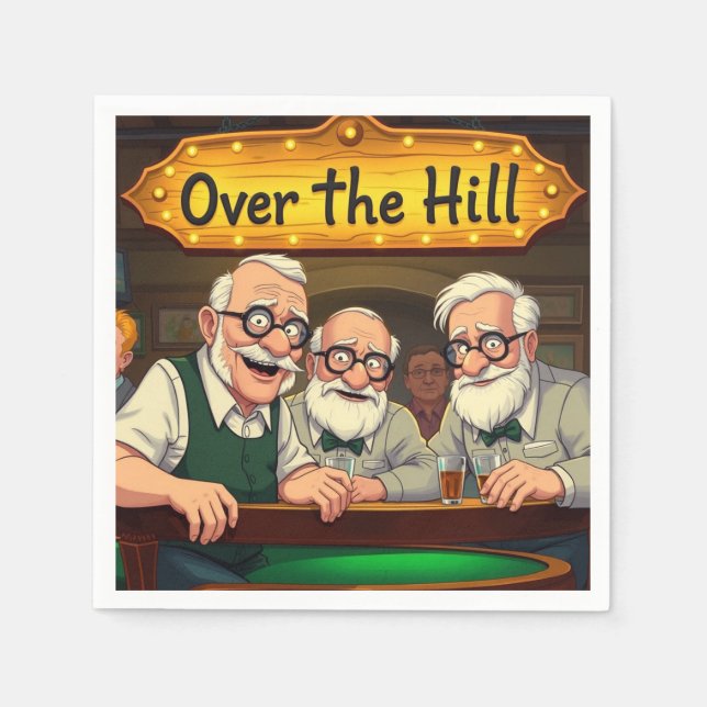 Servilleta De Papel Sobre el Hill Club (Anverso)