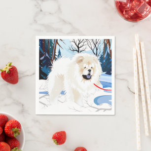 Servilleta De Papel SOBRE EL RÍO Cream Chow Napkins