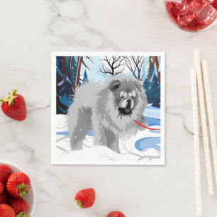 Servilleta De Papel SOBRE EL RÍO Napeles Blue Chow