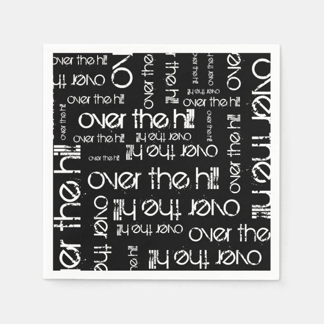 Servilleta De Papel Sobre la colina (Anverso)