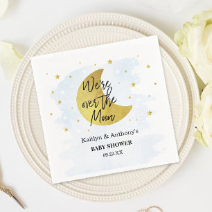 Servilleta De Papel Sobre la luna Niños Baby Shower Napkins