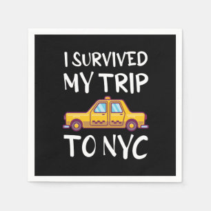 Servilleta De Papel Sobreviví mi viaje a NYC
