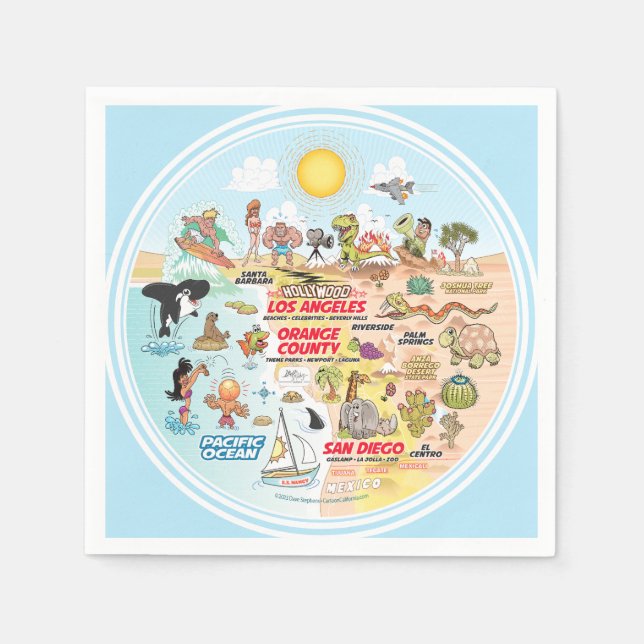 Servilleta De Papel SoCal (Anverso)