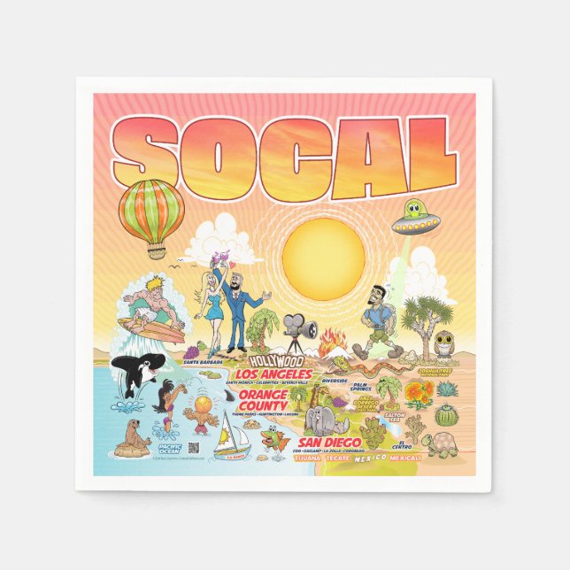 Servilleta De Papel SoCal (Anverso)