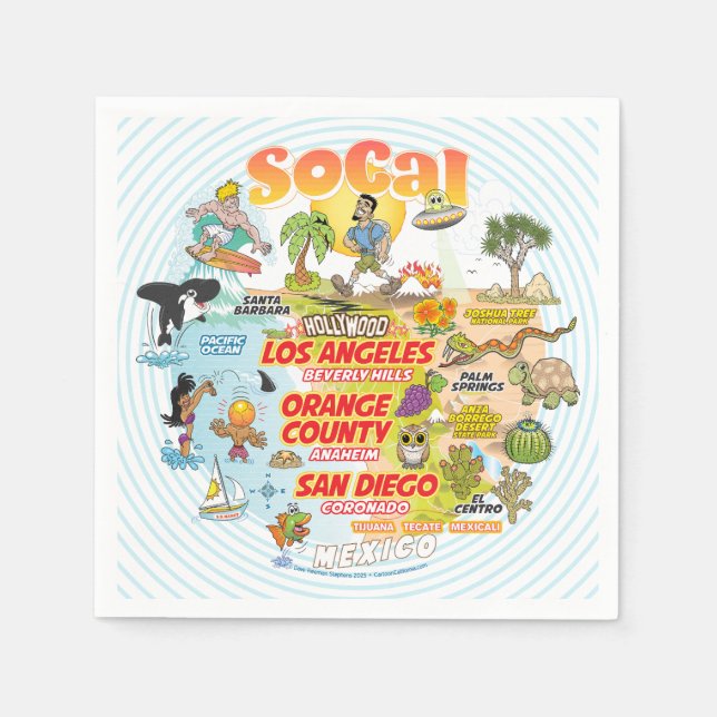 Servilleta De Papel SoCal Coronado (Anverso)