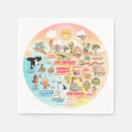 Servilleta De Papel SoCal Sunset
