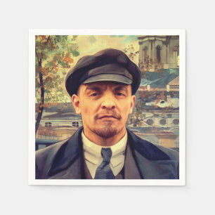 Servilleta De Papel Socialista Vladimir Lenin, Unión Soviética, CCCP, 